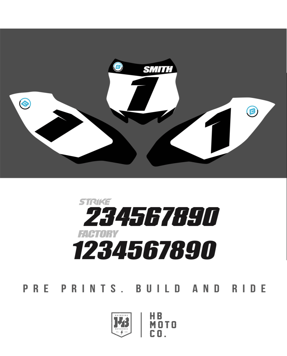 Bike Number Graphics - Build And Ride